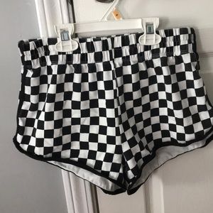 Checkered shorts from forever 21